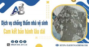 Dịch vụ chống thấm nhà vệ sinh tại Tp Tân An【BH 15 năm】