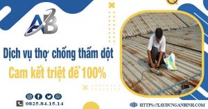 Dịch vụ chống thấm dột tại Bảo Lộc【Cam kết xử lý triệt để】