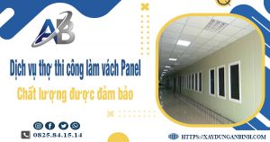 Báo giá dịch vụ thợ thi công làm vách panel tại Biên Hòa giá rẻ