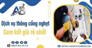 Báo giá dịch vụ thông cống nghẹt tại An Giang -【Giảm 20%】