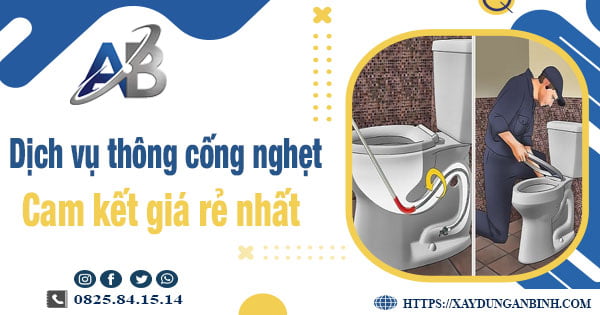 Báo giá dịch vụ thông cống nghẹt tại Bắc Ninh -【Giảm 20%】