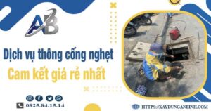 Báo giá dịch vụ thông cống nghẹt tại Cam Ranh【Giảm 20%】