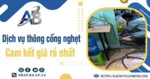 Báo giá dịch vụ thông cống nghẹt tại Châu Đốc -【Giảm 20%】