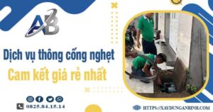 Báo giá dịch vụ thông cống nghẹt tại Chương Mỹ【Giảm 20%】