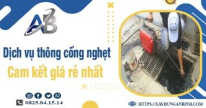 Báo giá dịch vụ thông cống nghẹt tại Đan Phượng - Giảm 20%