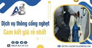 Báo giá dịch vụ thông cống nghẹt tại Đông Anh -【Giảm 20%】