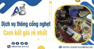 Báo giá dịch vụ thông cống nghẹt tại Đống Đa -【Giảm 20%】