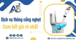 Báo giá dịch vụ thông cống nghẹt tại Hạ Long -【Giảm 20%】