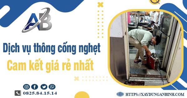 Báo giá dịch vụ thông cống nghẹt tại Hai Bà Trưng - Giảm 20%