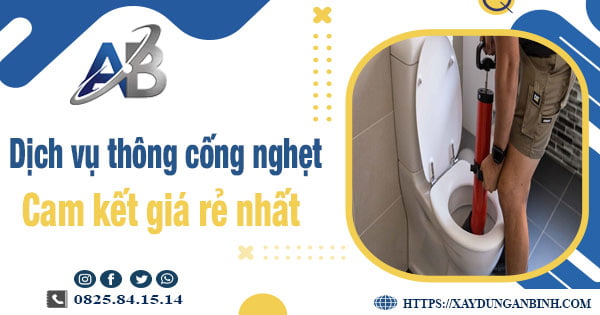 Báo giá dịch vụ thông cống nghẹt tại Hải Phòng【Giảm 20%】