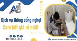 Báo giá dịch vụ thông cống nghẹt tại Hoài Đức -【Giảm 20%】