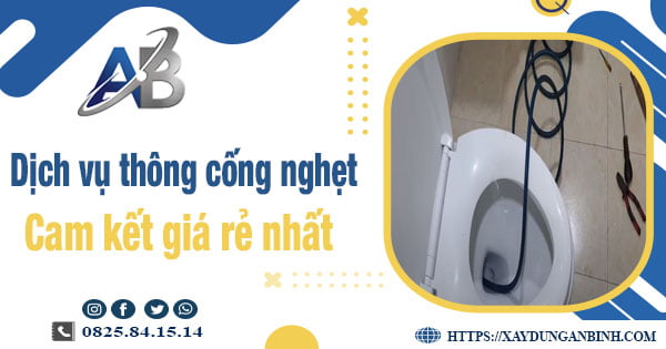 Báo giá dịch vụ thông cống nghẹt tại Lai Châu -【Giảm 20%】