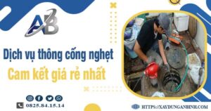 Giá dịch vụ thông cống nghẹt tại Long An【Giảm 20% chi phí】