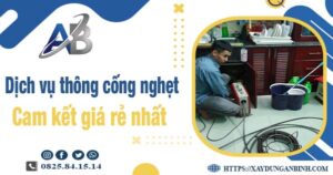 Báo giá dịch vụ thông cống nghẹt tại Long Biên【Giảm 20%】