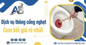 Báo giá dịch vụ thông cống nghẹt tại Móng Cái -【Giảm 20%】