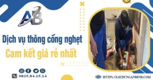 Báo giá dịch vụ thông cống nghẹt tại Nha Trang【Giảm 20%】