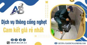 Báo giá dịch vụ thông cống nghẹt tại Ninh Thuận【Giảm 20%】