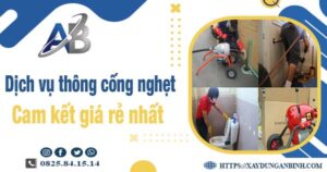 Báo giá dịch vụ thông cống nghẹt tại Phúc Thọ -【Giảm 20%】