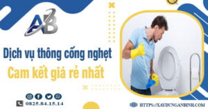 Báo giá dịch vụ thông cống nghẹt tại Phúc Yên -【Giảm 20%】