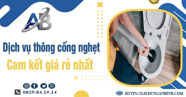 Báo giá dịch vụ thông cống nghẹt tại Sông Công【Giảm 20%】