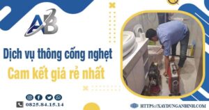 Báo giá dịch vụ thông cống nghẹt tại Tp Gia Nghĩa - Giảm 20%