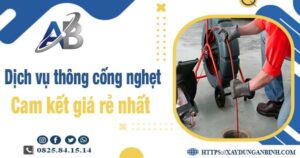 Báo giá dịch vụ thông cống nghẹt tại Tp Hà Tiên【Giảm 20%】