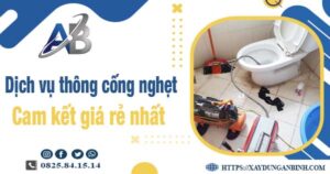 Báo giá dịch vụ thông cống nghẹt tại Tp Rạch Giá - Giảm 20%