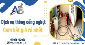 Báo giá dịch vụ thông cống nghẹt tại Ứng Hòa -【Giảm 20%】