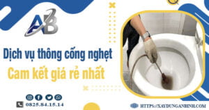 Báo giá dịch vụ thông cống nghẹt tại Vĩnh Yên -【Giảm 20%】