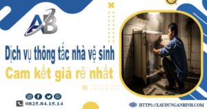 Báo giá dịch vụ thợ thông tắc nhà vệ sinh tại Ba Vì giá rẻ nhất