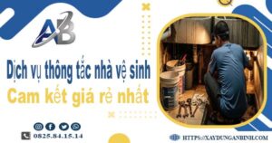 Báo giá dịch vụ thợ thông tắc nhà vệ sinh tại Chương Mỹ giá rẻ nhất