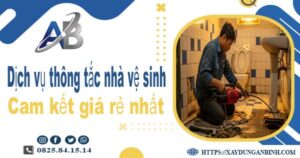 Báo giá dịch vụ thợ thông tắc nhà vệ sinh tại Đống Đa giá rẻ nhất