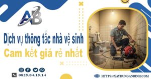 Báo giá dịch vụ thợ thông tắc nhà vệ sinh tại Hai Bà Trưng giá rẻ