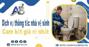 Báo giá dịch vụ thợ thông tắc nhà vệ sinh tại Mê Linh giá rẻ nhất
