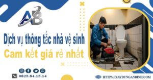 Báo giá dịch vụ thợ thông tắc nhà vệ sinh tại Phúc Thọ giá rẻ nhất