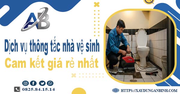 Báo giá dịch vụ thợ thông tắc nhà vệ sinh tại Phúc Thọ giá rẻ nhất