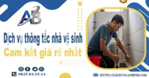 Báo giá dịch vụ thợ thông tắc nhà vệ sinh tại Pleiku giá rẻ nhất