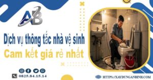 Báo giá dịch vụ thợ thông tắc nhà vệ sinh tại Thạch Thất giá rẻ nhất
