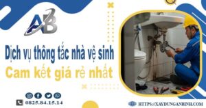 Báo giá dịch vụ thợ thông tắc nhà vệ sinh tại Thanh Oai giá rẻ nhất