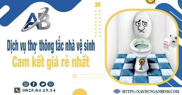 Báo giá dịch vụ thợ thông tắc nhà vệ sinh tại Thuận An giá rẻ