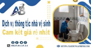 Báo giá dịch vụ thợ thông tắc nhà vệ sinh tại Thường Tín giá rẻ nhất
