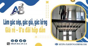 Chi phí làm gác xép, gác giả, gác lửng tại Tây Ninh chỉ từ 300k