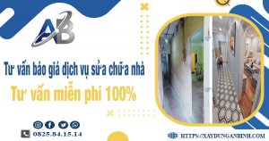 Tư vấn báo giá dịch vụ sửa chữa nhà tại Hóc Môn【Miễn Phí】