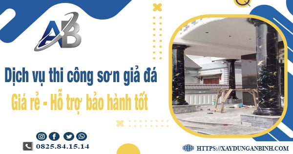 Dịch vụ thi công sơn giả đá tại Khánh Hoà【Bảo hành 5 năm】