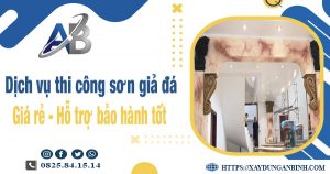 Dịch vụ thi công sơn giả đá tại Nhà Bè【Bảo hành 5 năm】