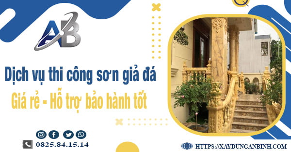 Dịch vụ thi công sơn giả đá tại Phú Nhuận【Bảo hành 5 năm】