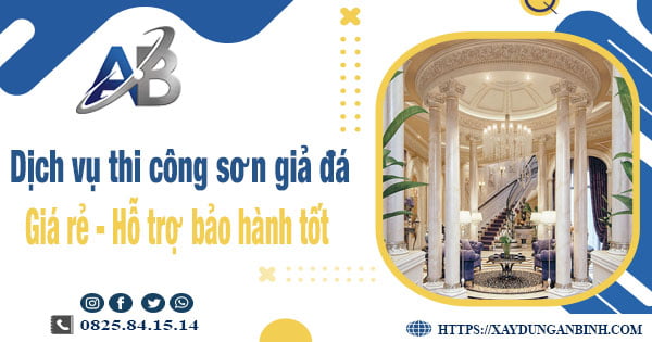 Dịch vụ thi công sơn giả đá tại Phú Quốc【Bảo hành 5 năm】