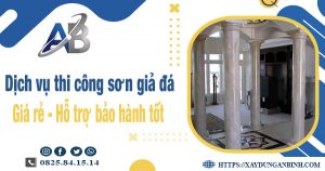 Dịch vụ thi công sơn giả đá tại Quận 2【Bảo hành 5 năm】