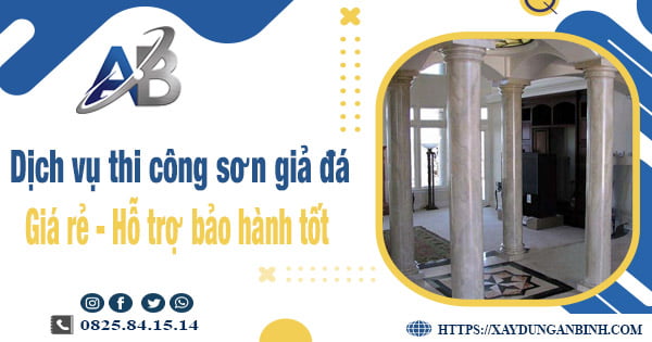 Dịch vụ thi công sơn giả đá tại Quận 2【Bảo hành 5 năm】