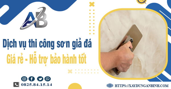 Dịch vụ thi công sơn giả đá tại Quận 3【Bảo hành 5 năm】